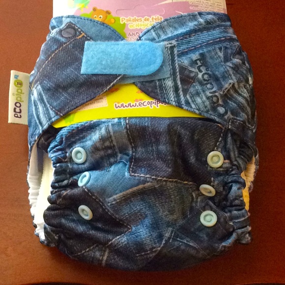 🌱One size cloth diaper 💙👖🧢 - Picture 1 of 8